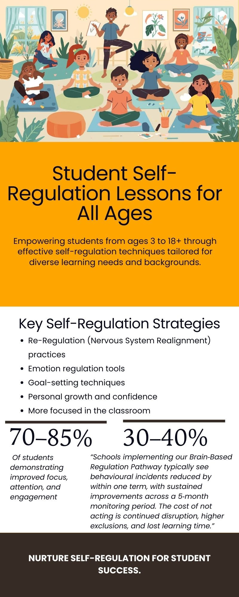 Student Programme- ''Student Self-Regulation from ages 3- 18+''